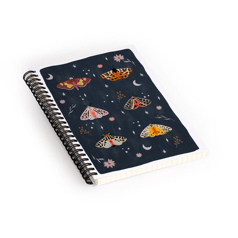 Hello Twiggs Nocturnal Moths Spiral Notebook