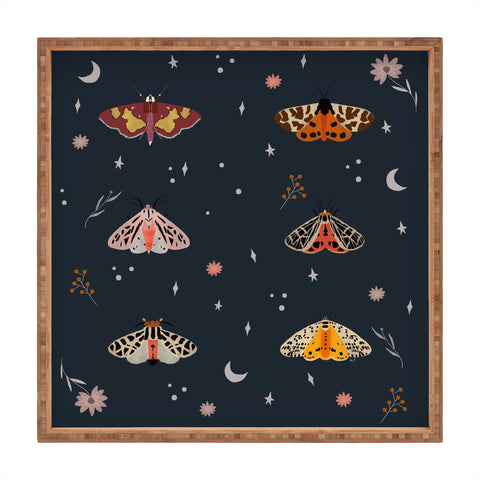 Hello Twiggs Nocturnal Moths Square Tray