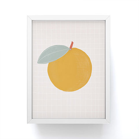 Hello Twiggs Orange Orange Framed Mini Art Print