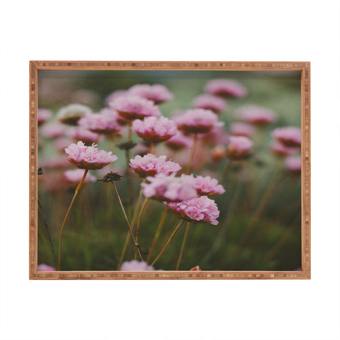 Hello Twiggs Pale Pink Flowers Rectangular Tray