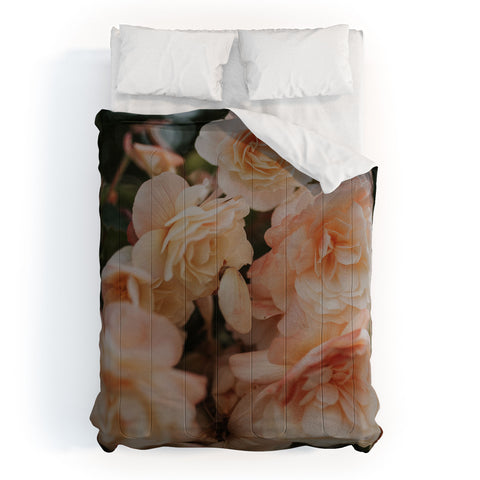 Hello Twiggs Peach Soft Flowers Comforter