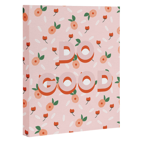 Hello Twiggs Peaches and Poppies Art Canvas