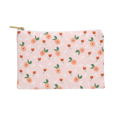 Hello Twiggs Peaches and Poppies Pouch