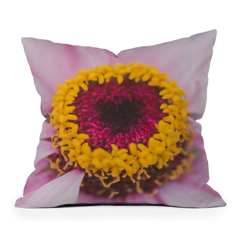 Hello Twiggs Pink Blossom Heart Throw Pillow