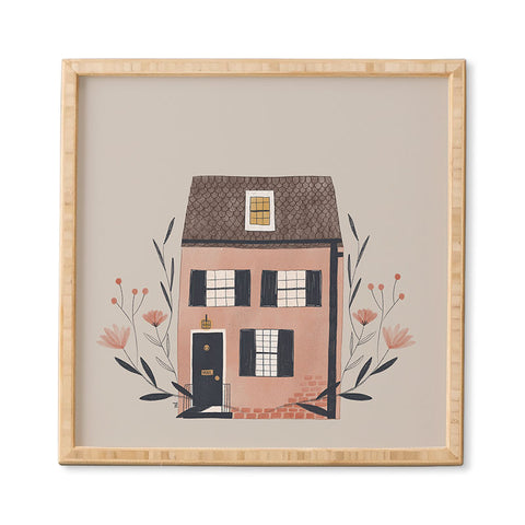 Hello Twiggs Pink Home Framed Wall Art