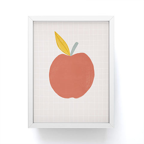 Hello Twiggs Red Apple Framed Mini Art Print