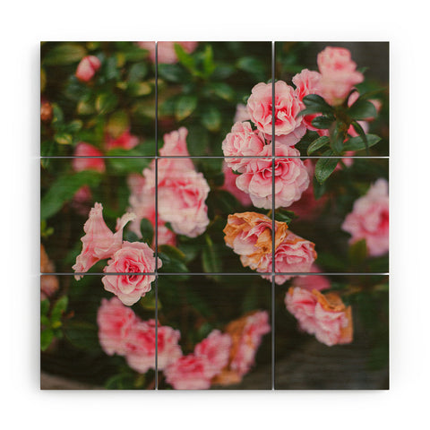 Hello Twiggs Small Roses Wood Wall Mural