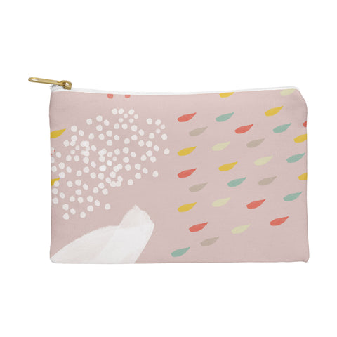 Hello Twiggs Spring Abstract Watercolor Pouch