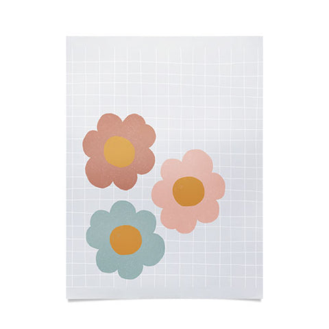 Hello Twiggs Spring Floral Grid Poster