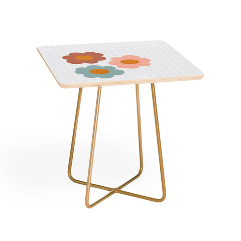 Hello Twiggs Spring Floral Grid Side Table