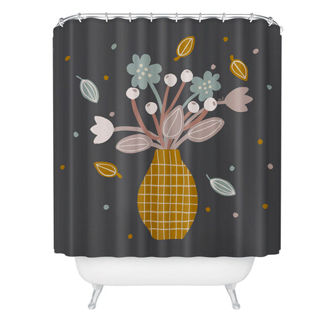 Hello Twiggs Spring in a Vase Shower Curtain