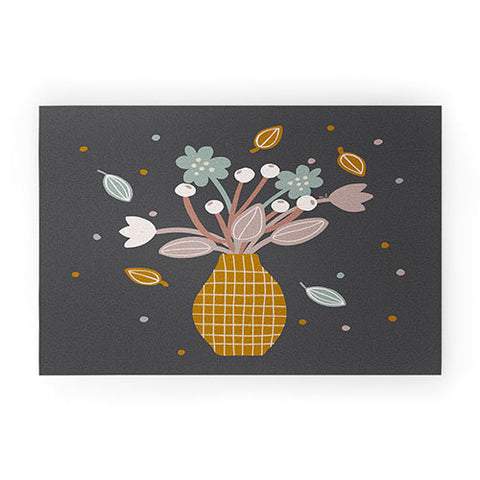 Hello Twiggs Spring in a Vase Welcome Mat