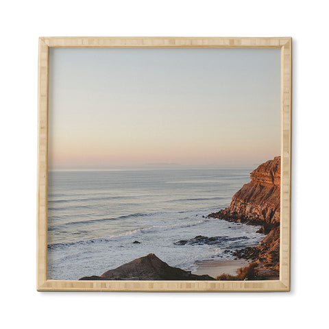 Hello Twiggs Sunset at the Beach Framed Wall Art