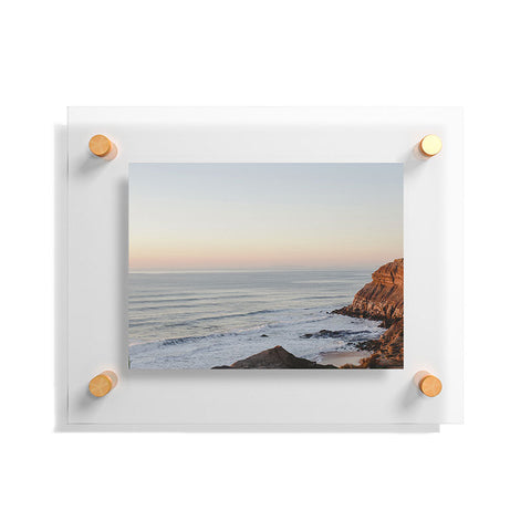 Hello Twiggs Sunset at the Beach Floating Acrylic Print