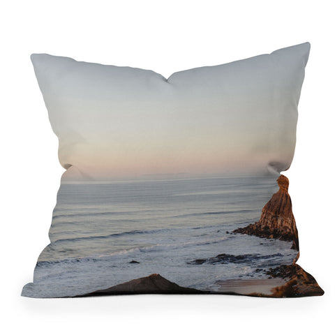 Hello Twiggs Sunset at the Beach Throw Pillow