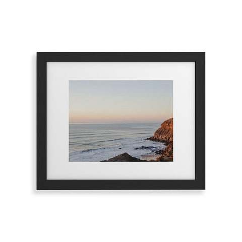 Hello Twiggs Sunset at the Beach Framed Art Print