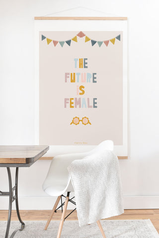 Hello Twiggs The Future is Female Art Print And Hanger