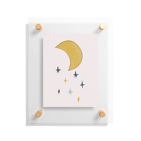 Hello Twiggs The Moon and the Stars Floating Acrylic Print