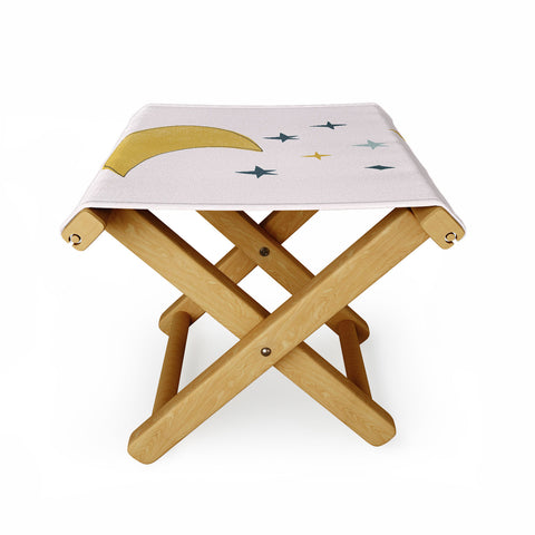 Hello Twiggs The Moon and the Stars Folding Stool