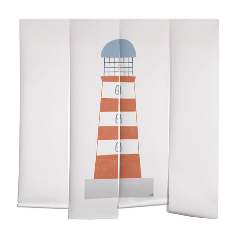 Hello Twiggs The Red Stripes Lighthouse Wall Mural