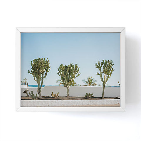 Hello Twiggs Three Cactus Framed Mini Art Print