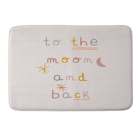 Hello Twiggs To the Moon and Back Memory Foam Bath Mat