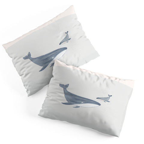 Hello Twiggs Two Whales Pillow Shams