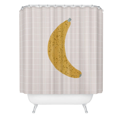 Hello Twiggs Yellow Banana Shower Curtain