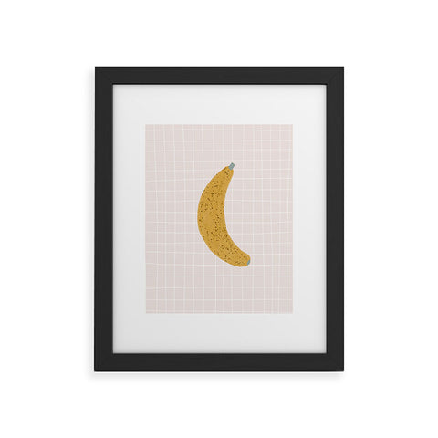 Hello Twiggs Yellow Banana Framed Art Print