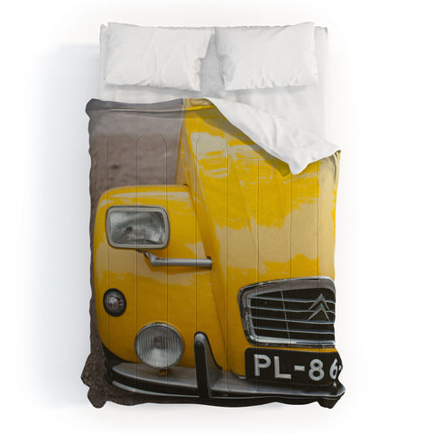 Hello Twiggs Yellow Car Comforter