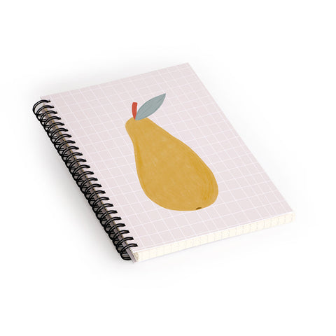 Hello Twiggs Yellow Pear Spiral Notebook