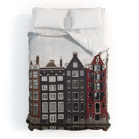 Henrike Schenk - Travel Photography Buildings In Amsterdam City Picture Dutch Canals Comforter