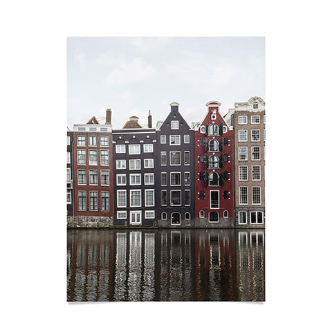 Henrike Schenk - Travel Photography Buildings In Amsterdam City Picture Dutch Canals Poster