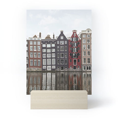 Henrike Schenk - Travel Photography Buildings In Amsterdam City Picture Dutch Canals Mini Art Print