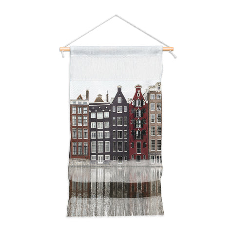 Henrike Schenk - Travel Photography Buildings In Amsterdam City Picture Dutch Canals Wall Hanging Portrait