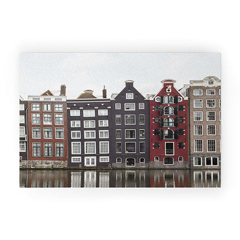 Henrike Schenk - Travel Photography Buildings In Amsterdam City Picture Dutch Canals Welcome Mat