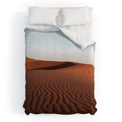 Henrike Schenk - Travel Photography Fine Desert Structures Photo Sahara Desert Morocco Comforter