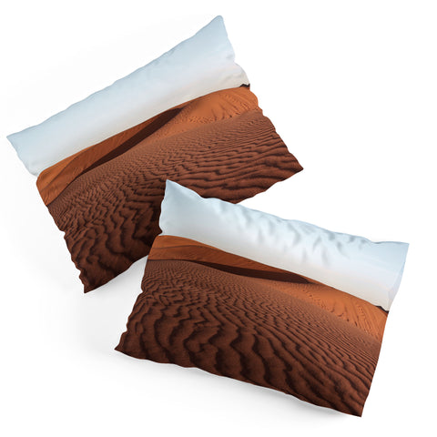 Henrike Schenk - Travel Photography Fine Desert Structures Photo Sahara Desert Morocco Pillow Shams