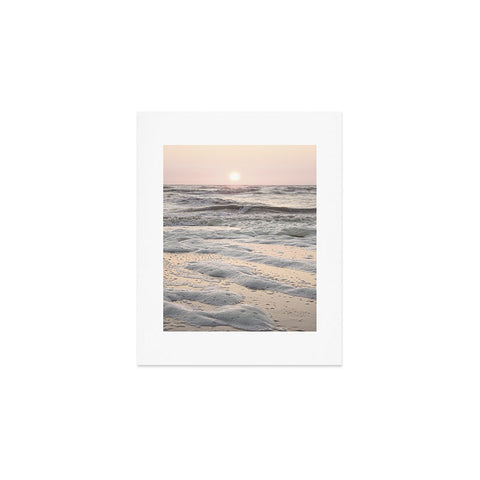 Henrike Schenk - Travel Photography Pastel Tones Ocean In Holland Art Print