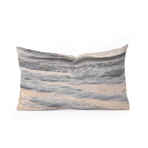 Henrike Schenk - Travel Photography Pastel Tones Ocean In Holland Oblong Throw Pillow