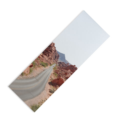 Henrike Schenk - Travel Photography Roads Of Nevada Desert Picture Valley Of Fire State Park Yoga Mat
