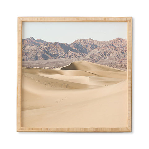 Henrike Schenk - Travel Photography Sand Dunes Of Death Valley National Park Framed Wall Art