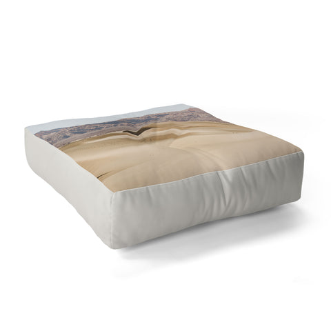Henrike Schenk - Travel Photography Sand Dunes Of Death Valley National Park Floor Pillow Square