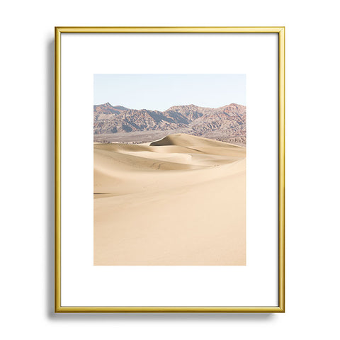 Henrike Schenk - Travel Photography Sand Dunes Of Death Valley National Park Metal Framed Art Print