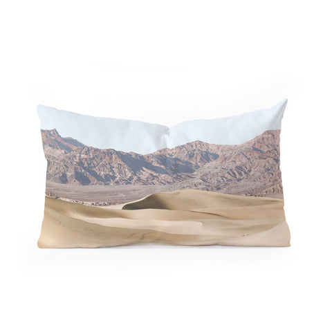 Henrike Schenk - Travel Photography Sand Dunes Of Death Valley National Park Oblong Throw Pillow