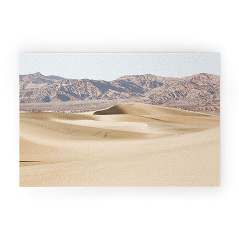Henrike Schenk - Travel Photography Sand Dunes Of Death Valley National Park Welcome Mat