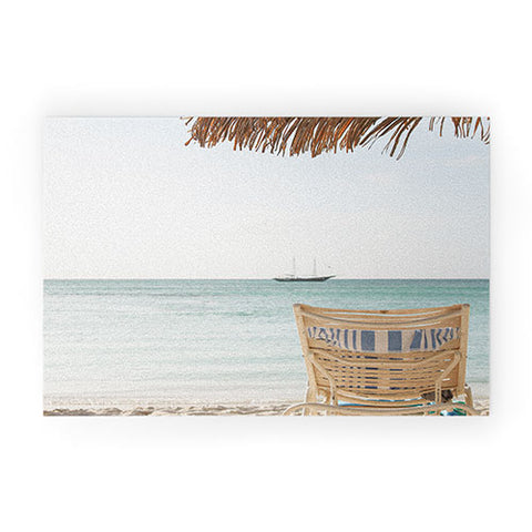 Henrike Schenk - Travel Photography Summer Holiday Beach Photo Aruba Island Ocean View Welcome Mat