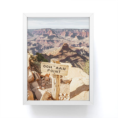 Henrike Schenk - Travel Photography Viewpoint Grand Canyon National Park Arizona Photo Framed Mini Art Print