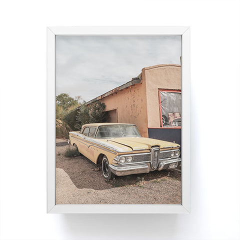 Henrike Schenk - Travel Photography Vintage American Car Art Print Famous Route 66 Scene Arizona Framed Mini Art Print