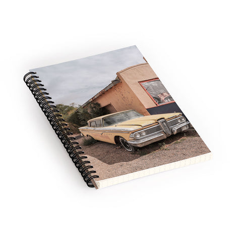 Henrike Schenk - Travel Photography Vintage American Car Art Print Famous Route 66 Scene Arizona Spiral Notebook